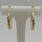 Orecchini oro 18 kt donna cerchio torchon 2,50 gr | Gioiellitosti.it